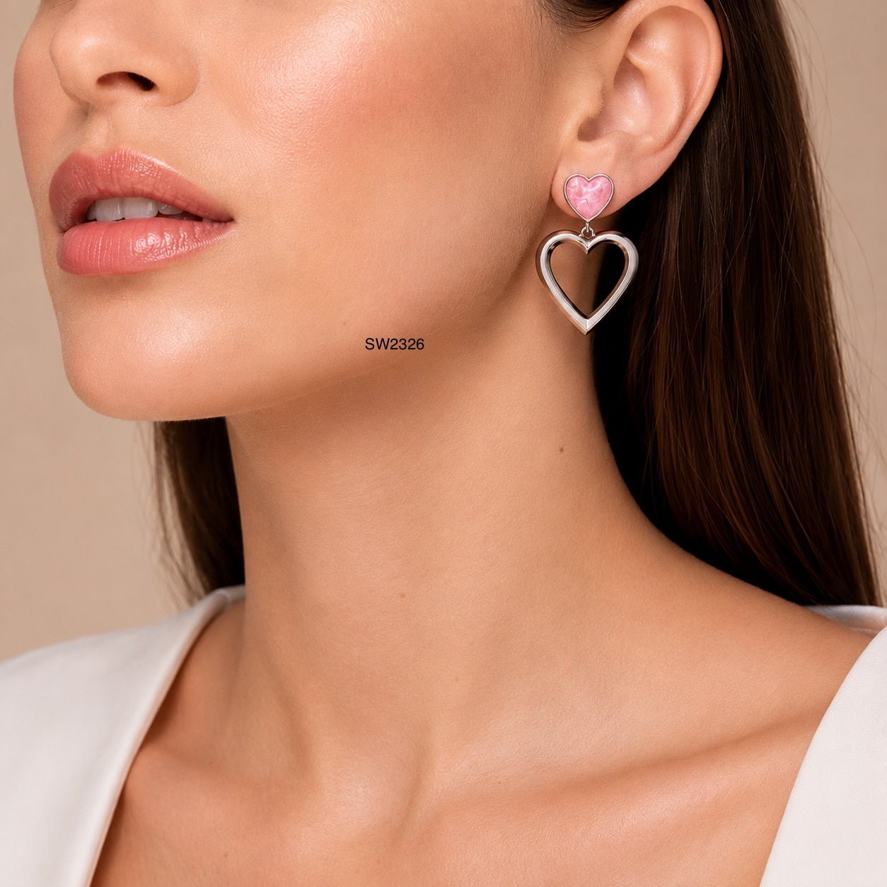 ARETE RODIO PLATEADO