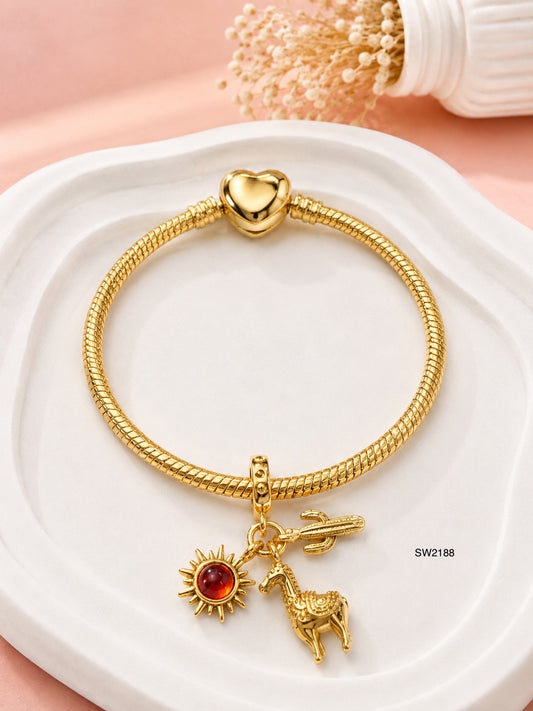 PULSERA RODIO TIPO PANDORA